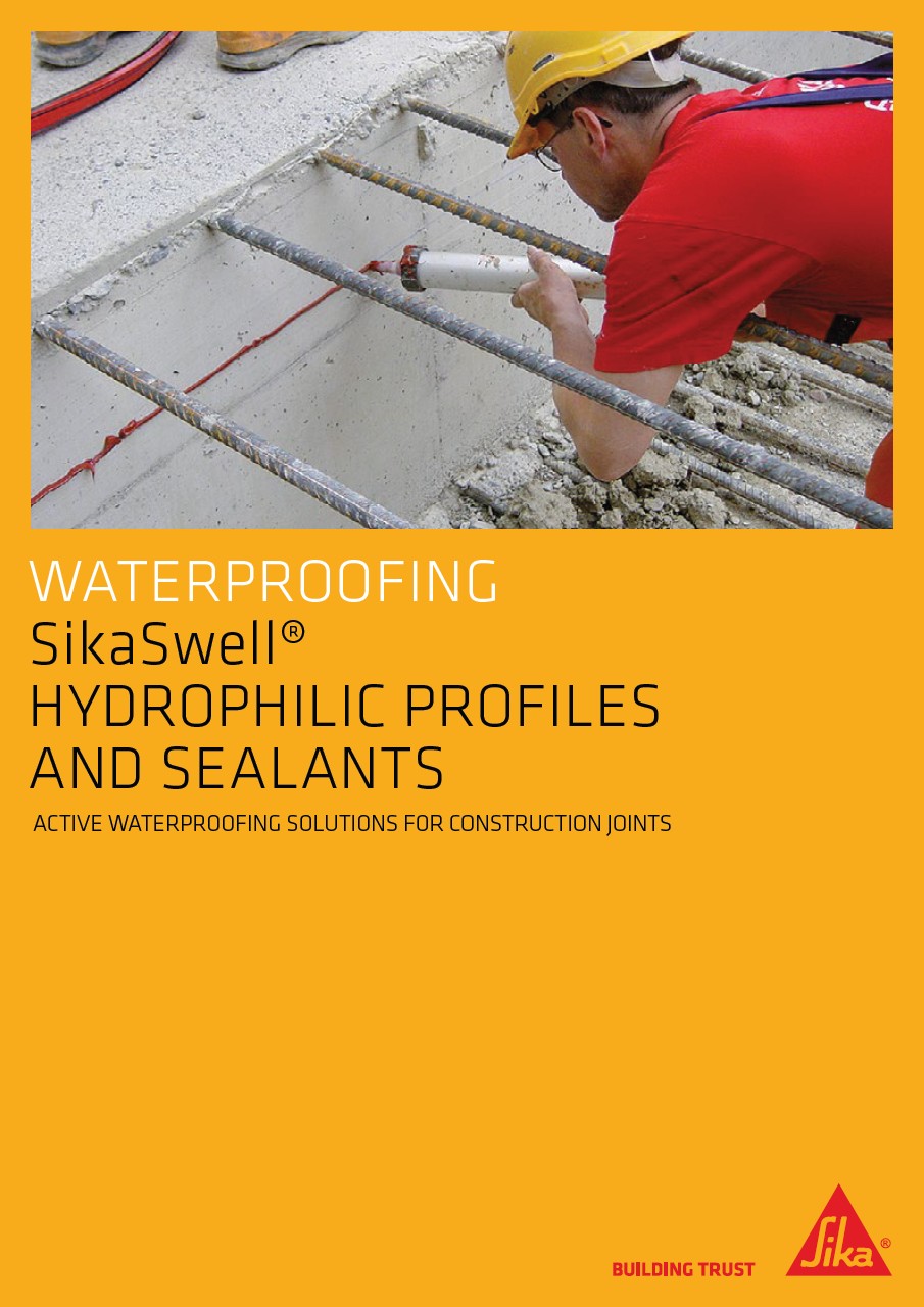 SikaSwell® - Hydrophilic Profiles and Sealants